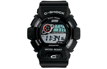 12 / 24 hr Shock Watch Kids 3 ATM Waterproof LCD Multifunction Watch