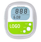 デジタル時計 LCD の表示の歩数計のステップ カロリーはポケットではたらきます