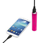 Samsung 普遍的な携帯用力銀行 2600mAh の小型 USB の口紅のポータブルの充電器