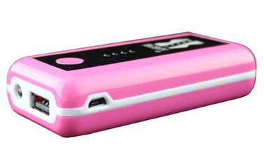 iPhone/Samsung のための小型普遍的な携帯用力銀行ピンク USB