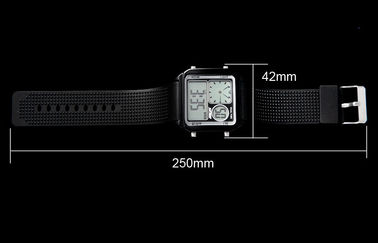EL のバックライト PU バンド LCD アナログ時計は、デジタル腕時計を驚かします