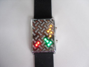 柔らかさは LED のシリコーンのバンドの腕時計の防水反汚れたカスタマイズしました