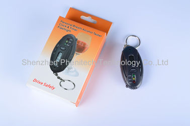 速い応答の ABS プラスチック デジタル Keychain 呼吸アルコール テスター、セリウム