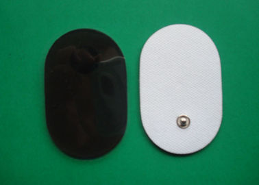デジタル療法機械、非編まれた 10 の単位のパッドのための黒い/白 50*80MM の楕円形の形/電極のパッド