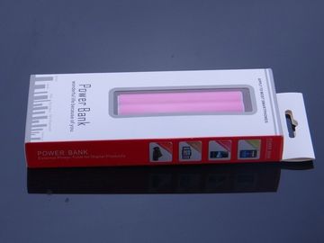 中心の形の口紅 USB 多彩な Iphone/IPod のための携帯用力銀行