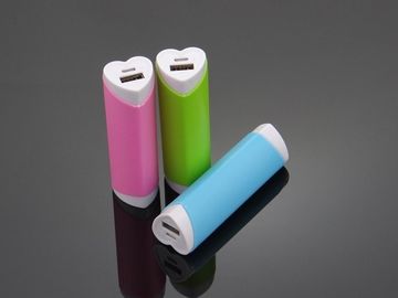 中心の形の口紅 USB 多彩な Iphone/IPod のための携帯用力銀行