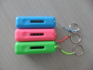 2600mAh USB LED ライトが付いている携帯用力銀行、赤く/ピンク/緑