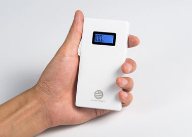 再充電可能な LCD 力銀行白い色、5000mah 力銀行外面電池