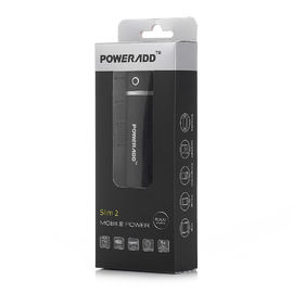 円形の管サムスン ギャラクシーS5 LG G3のための薄いUSB力銀行5000mAh