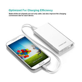 白い密集したサムスン ギャラクシーUSB力銀行速い充満5000MAH 5v 1A出力
