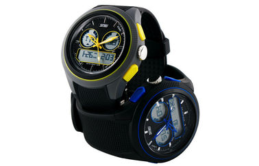 一時間毎のチャイムが付いている Round Multifunction Analog Digital 女性腕時計