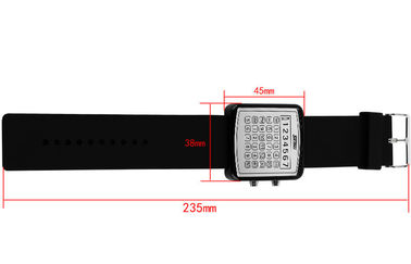 LED EL のバックライトのデジタル腕時計、計算機のダイヤル ミラーの腕時計