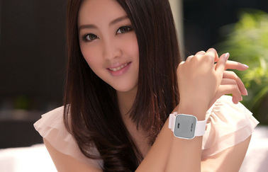 Wommens ピンクのデジタルの腕時計の ABS 箱 LED の腕時計 1 自動支払機の防水