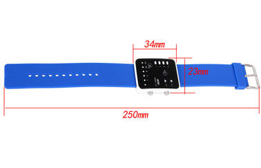 Shockproof LED デジタル女性腕時計、耐磁性の二進腕時計