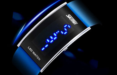 男女兼用 PU バンド LED デジタル腕時計 3 自動支払機の防水