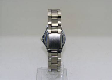 円形の Metal Strap Watch 日本合金の箱の女性アナログの動きの 3 目は設計します