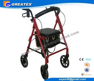 軽量の折る 歩行器 4 の車輪の歩行者、年配者のための折る歩くフレーム