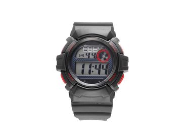 EL のバックライト/ABS 箱が付いている黒い日本動き LCD の防水スポーツの腕時計